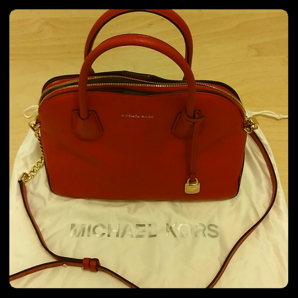 Michael Kors Red Shoulder Bag
